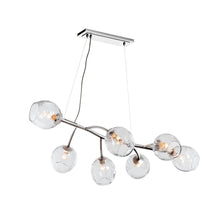 Load image into Gallery viewer, Vine Linear Pendant Light in Sterling.
