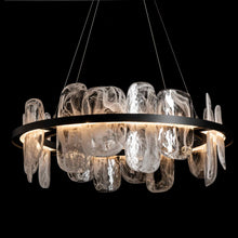 Load image into Gallery viewer, Vitre Circular LED Pendant Light in Detail.
