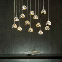 Load image into Gallery viewer, Winter Mini Pendant Light in living room.
