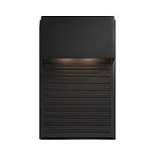Load image into Gallery viewer, Hiline Outdoor LED Wall Light in Black.
