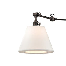 Load image into Gallery viewer, Hillsdale Swing Arm Wall Light in Detail.
