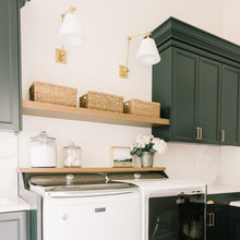 Load image into Gallery viewer, Hillsdale Swing Arm Wall Light in kitchen.
