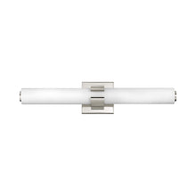 Load image into Gallery viewer, Aiden LED Bath Wall Light in Polished Nickel (Medium).
