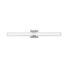 Load image into Gallery viewer, Aiden LED Bath Wall Light in Brushed Nickel (Large).
