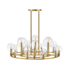 Load image into Gallery viewer, Alchemy Chandelier Light in Lacquered Brass (16-Light).
