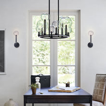 Load image into Gallery viewer, Alchemy Chandelier in living room.
