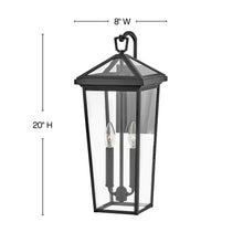 Load image into Gallery viewer, Alford Place Outside Area Wall Lightin in line drawing.
