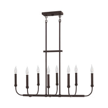 Load image into Gallery viewer, Alister Linear Pendant Light in Black.
