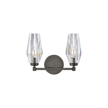 Load image into Gallery viewer, Ana Vanity Wall Light in Black Oxide (2-Light).
