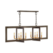 Load image into Gallery viewer, Anders Linear Pendant Light in Bronze.

