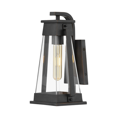 Arcadia Outside Area Wall Light in Black.