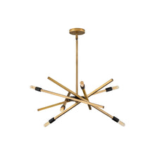 Load image into Gallery viewer, Archer Pendant Light in Small/Heritage Brass.
