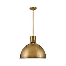 Load image into Gallery viewer, Argo LED Pendant Light in Heritage Brass (Medium).
