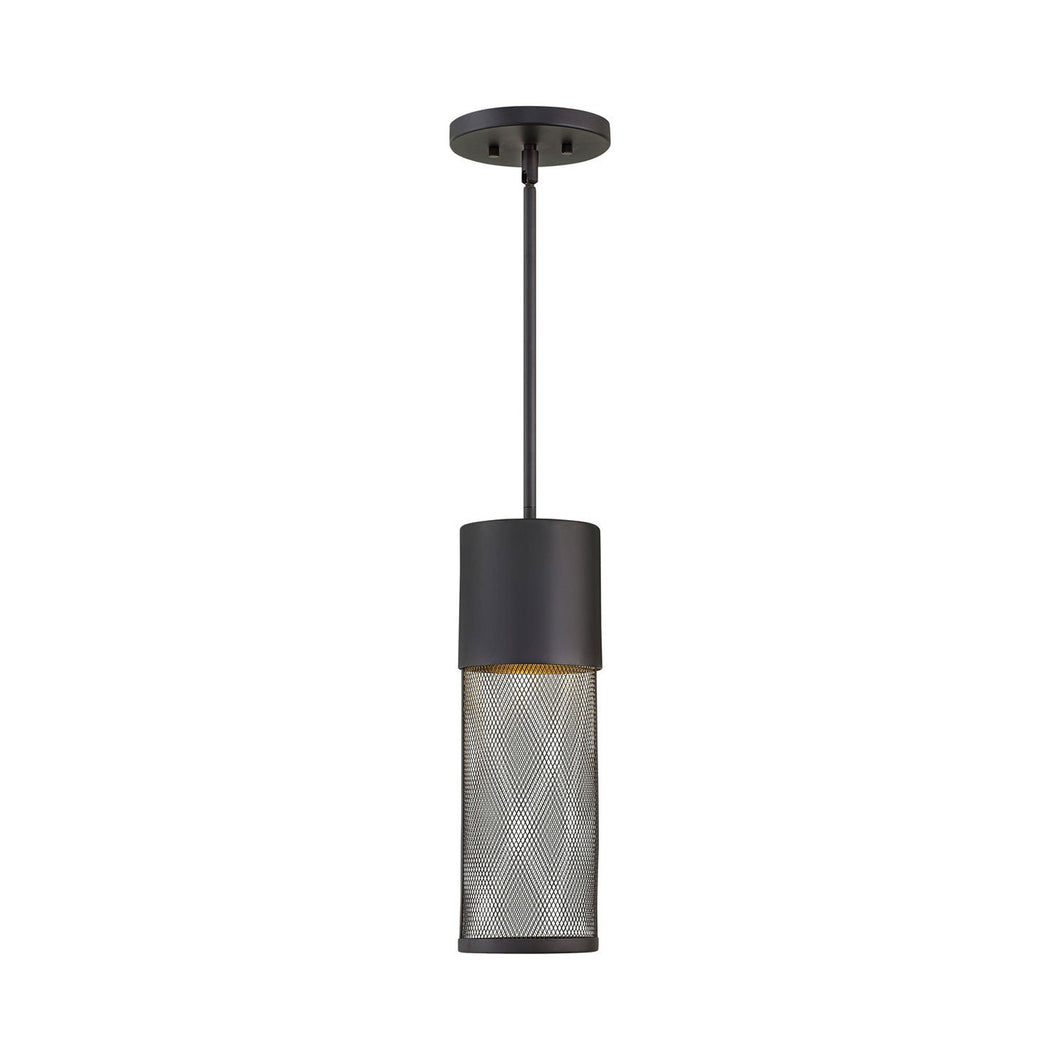 Aria Outside Area Pendant Light in Black/incandescent.