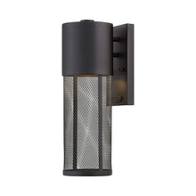 Load image into Gallery viewer, Aria Outside Area Wall Light in Small/Black/E26 incandescent.
