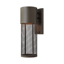 Load image into Gallery viewer, Aria Outside Area Wall Light in Small/Buckeye Bronze/E26 incandescent.

