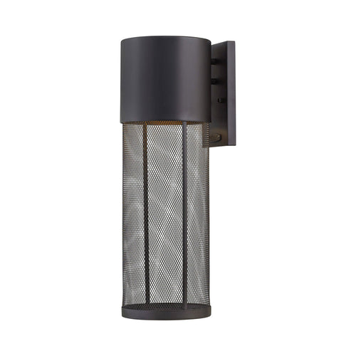 Aria Outside Area Wall Light in Black.
