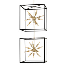 Load image into Gallery viewer, Aros Tiered Pendant Light in Detail.
