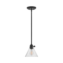Load image into Gallery viewer, Arti Pendant Light in Black/Clear (Small).
