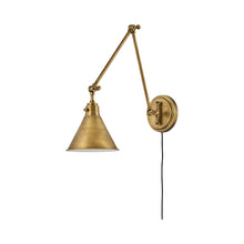 Load image into Gallery viewer, Arti Wall Light in Heritage Brass/Steel (18.25-Inch).
