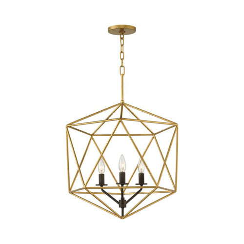 Astrid Chandelier in Deluxe Gold.