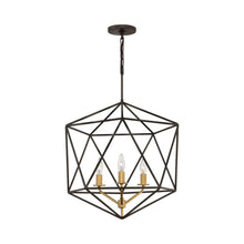 Load image into Gallery viewer, Astrid Chandelier in Medium/Metallic Matte Bronze.
