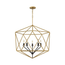 Load image into Gallery viewer, Astrid Chandelier in Large/Deluxe Gold.
