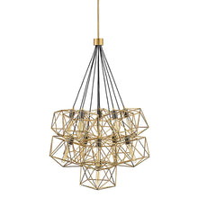 Load image into Gallery viewer, Astrid Multi Tiered Chandelier in Detail.
