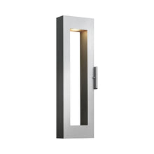 Load image into Gallery viewer, Atlantis Ada Outside Area Led Wall Light in Large/Titanium.
