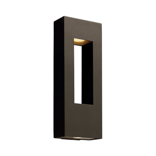 Atlantis Large Outside Area Led Wall Light in Bronze.