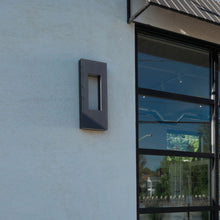 Load image into Gallery viewer, Atlantis Large Outside Area Led Wall Light in Outside Area.
