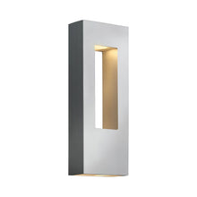 Load image into Gallery viewer, Atlantis Medium Outside Area Led Wall Light in Titanium.
