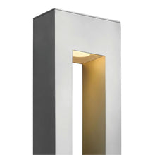 Load image into Gallery viewer, Atlantis Medium Outdoor LED Wall Light in Detail.

