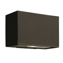 Load image into Gallery viewer, Atlantis Small Outside Area Led Wall Light in Bronze/Up/Downlight.

