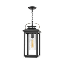 Load image into Gallery viewer, Atwater Outside Area Pendant Light in Black.

