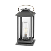 Load image into Gallery viewer, Atwater Outside Area Pier Mount Light in Ash Bronze.

