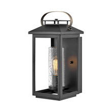 Load image into Gallery viewer, Atwater Outside Area Wall Light in Medium/Black.
