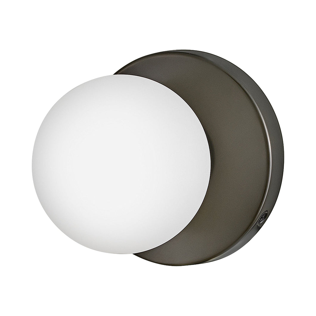 Audrey Bath Wall Light in Black Oxide.