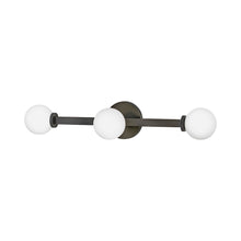 Load image into Gallery viewer, Audrey Vanity Wall Light in Black Oxide (3-Light).
