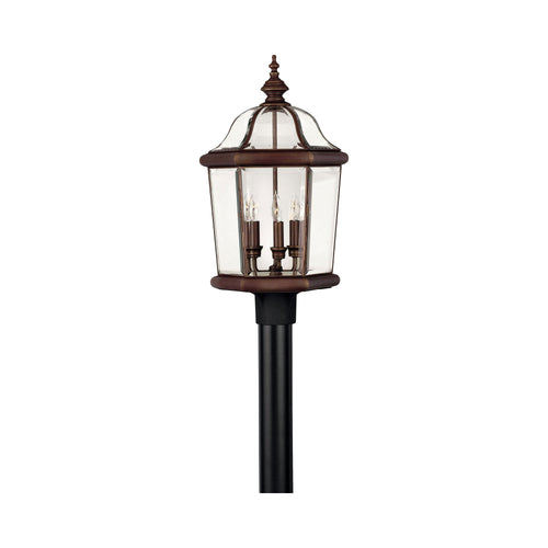 Augusta Outside Area Post Light in Copper Bronze.