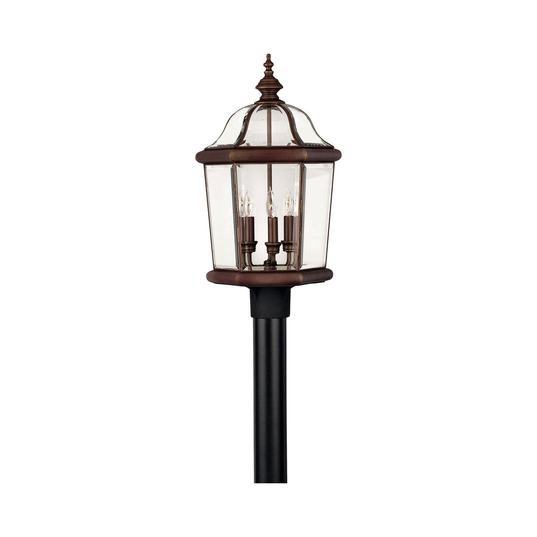Augusta Outside Area Post Light in Copper Bronze.