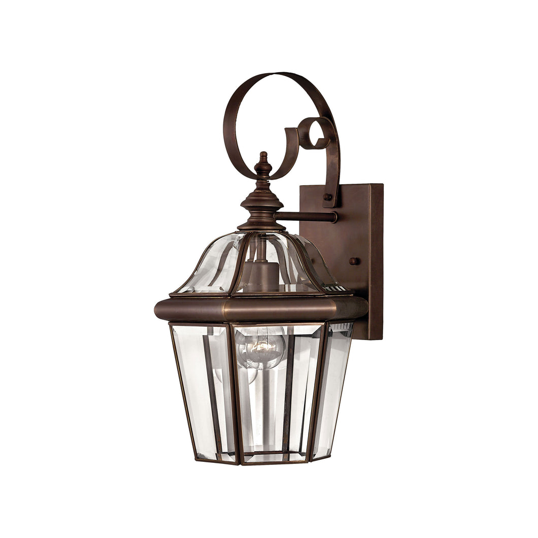 Augusta Outside Area Wall Light in Small.