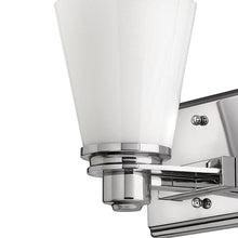 Load image into Gallery viewer, Avon Bath Wall Light in Detail.
