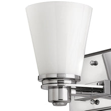 Load image into Gallery viewer, Avon Bath Wall Light in Detail.
