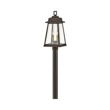Load image into Gallery viewer, Bainbridge Outside Area Post Light in Oil Rubbed Bronze.
