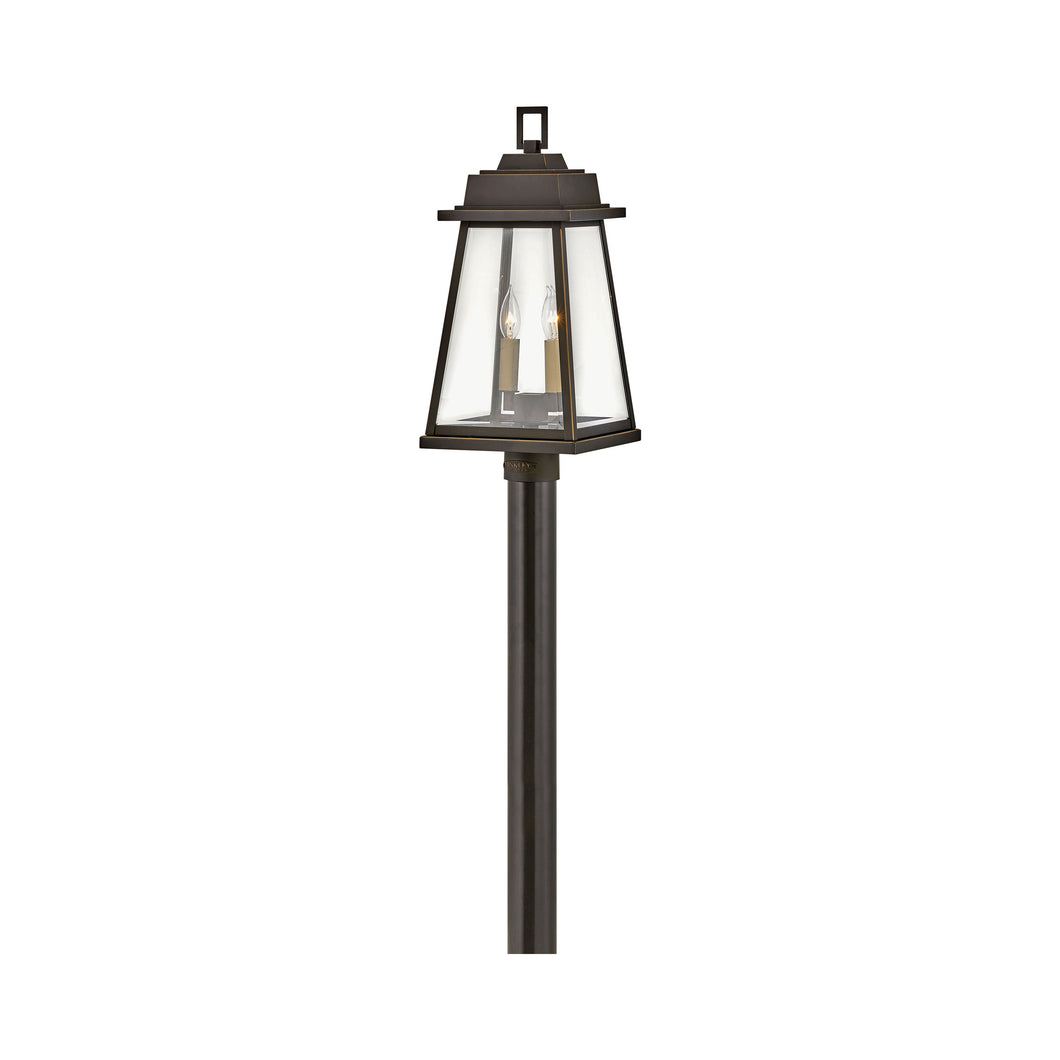 Bainbridge Outside Area Post Light in Oil Rubbed Bronze.