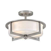 Load image into Gallery viewer, Baxley Semi Flush Mount Ceiling Light in Detail.
