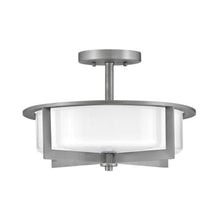 Load image into Gallery viewer, Baxley Semi Flush Mount Ceiling Light in Detail.

