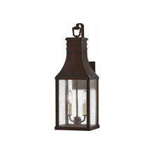 Load image into Gallery viewer, Beacon Outdoor Wall Light in Blackened Copper (Medium).
