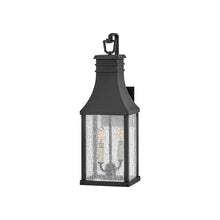 Load image into Gallery viewer, Beacon Outdoor Wall Light in Museum Black (Medium).
